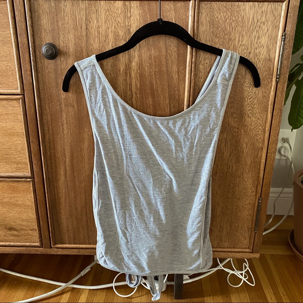 EUC Lululemon Crossback Tie Tank